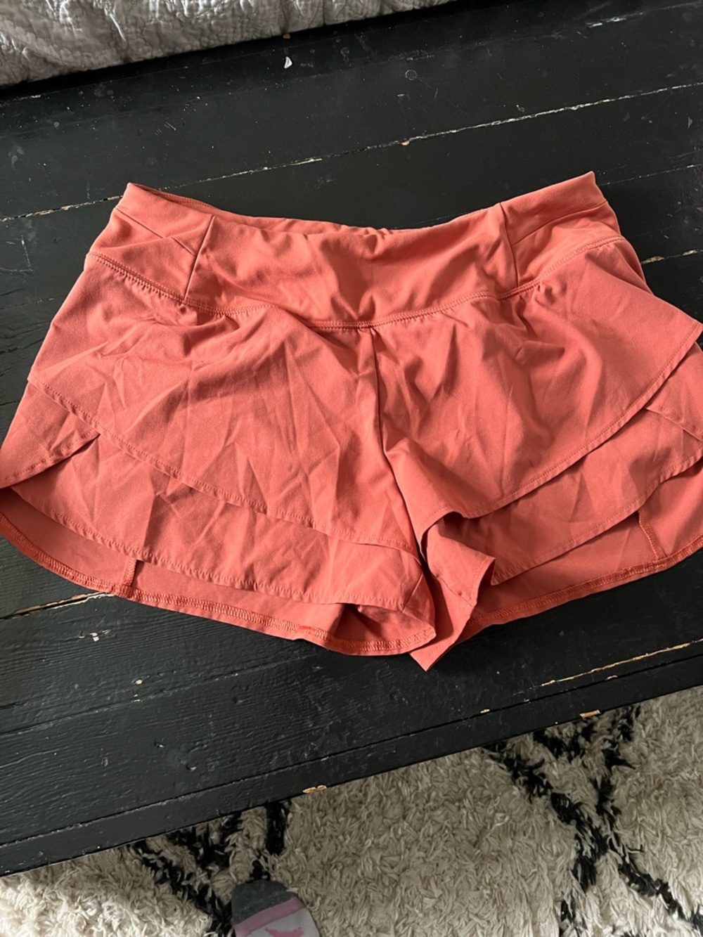CALIA by Carrie Underwood Coral Layered Athletic Shorts